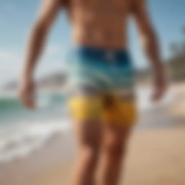 Vintage Greg Noll boardshorts showcasing iconic surf style from the 1960s