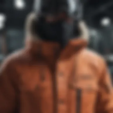 Attention to Detail: Craftsmanship in Organic Jackets A detailed view of the stitching and features of an organic snowboard jacket