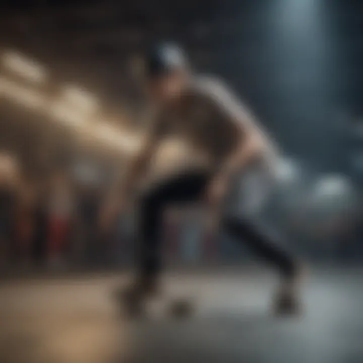 A diverse group of skaters expressing their unique styles.