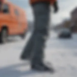 Vans snowpants showcasing advanced waterproof technology