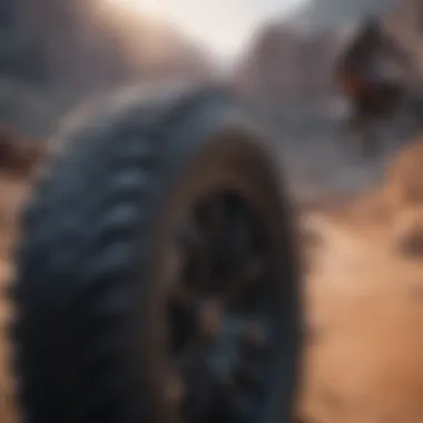 Futuristic tire technology designed for extreme sports