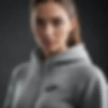 Versatile Use of the Grey Nike Sweatshirt showcasing the versatility of the grey Nike sweatshirt in different settings