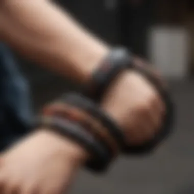 Cultural Pride Reflected in Black Love Bracelets Visual representation of cultural pride associated with black love bracelets