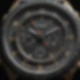 Timex analog watch showcasing intricate dial design