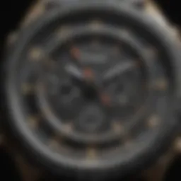Timex analog watch showcasing intricate dial design