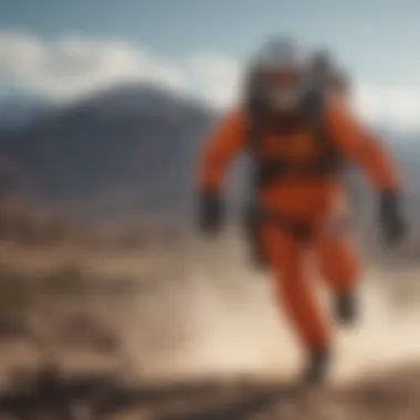 Real-World Testing of TNT Advanced Prototype Athlete testing the gear in extreme conditions