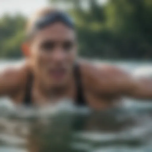 Dynamic swimming technique in open water