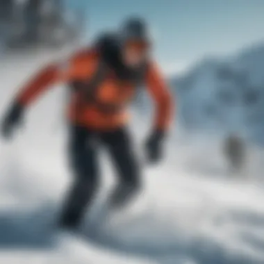 Adventurers in Action: The Impact of Temperature on Extreme Sports Athletes engaged in an extreme sport amidst varying temperature conditions