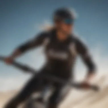Wind Patterns and Their Impact on Performance An illustration showing wind patterns and their effects on extreme sports.