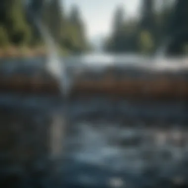 The Ripple Effect: Water Contamination and Ecosystems A visual representation of water contamination affecting aquatic life