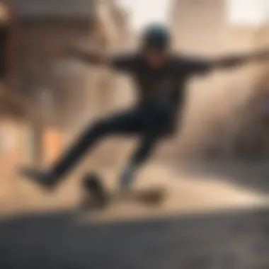 Impact of Clearance on Skateboard Performance Skater performing tricks with proper clearance