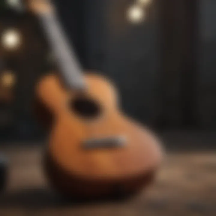 Visual representation of standard ukulele tuning