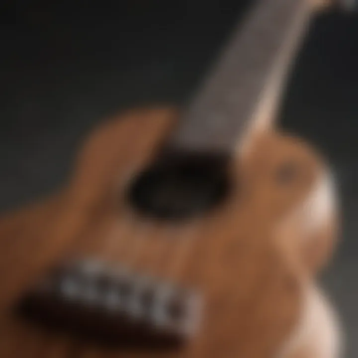 Chart illustrating ukulele chords
