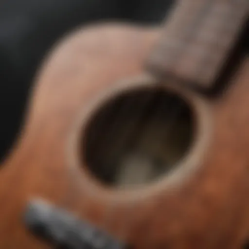 Diagram of ukulele strings and notes