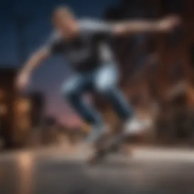 Mastering the Powerslide Technique Demonstration of a powerslide technique on a skateboard