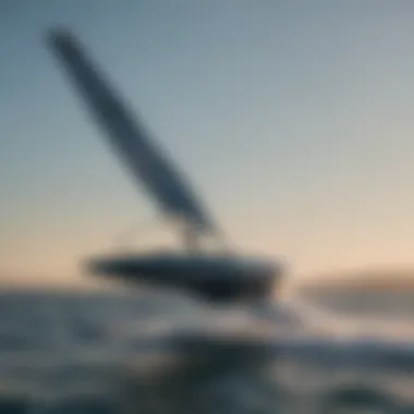 Dynamic Movement of Wingfoiling Dynamic movement of wingfoiling on water