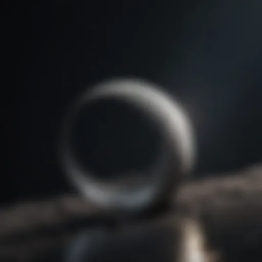 Artistic representation of the waxing crescent moon