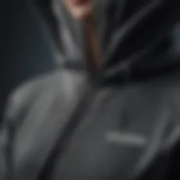 Close-up of urban pipeline hoodie fabric showcasing durability and comfort