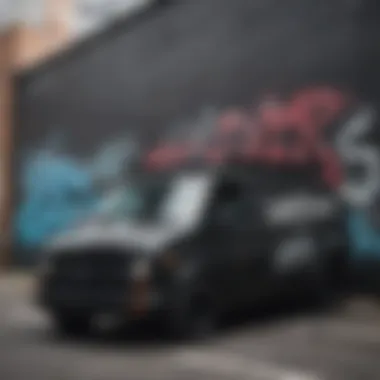 Vans Era All Black and Street Art Artistic representation of Vans Era All Black against a graffiti backdrop