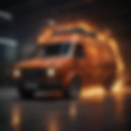 Dynamic view of Vans Hi-Top Flames in action during extreme sports.