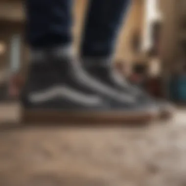 Group of athletes discussing their experience with Vans Scotty Cranmer shoes