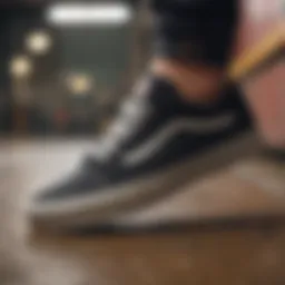 Stylish Vans Scotty Cranmer shoes on display