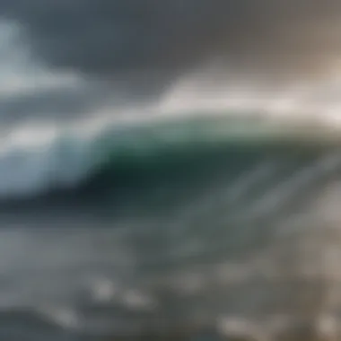Understanding Wind Patterns for Optimal Surfing A detailed weather map showing wind patterns.