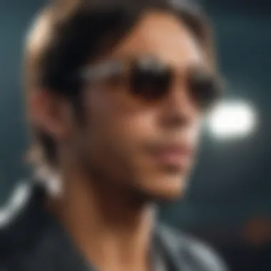Athletic Performance Enhanced by Wiz Khalifa Sunglasses Stylish sunglasses worn by athletes in action