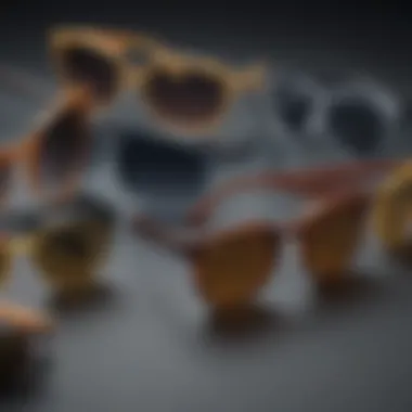 Diverse Styles of Wiz Khalifa Sunglasses Collage of different shades and styles of sunglasses inspired by Wiz Khalifa