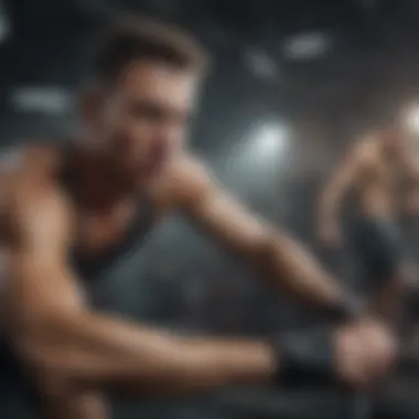 High-Intensity Training for Extreme Sports Athletes engaged in a high-intensity interval training session.
